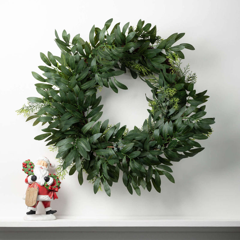 Lush Green Olive Berry Wreath