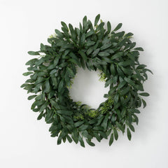 Lush Green Olive Berry Wreath