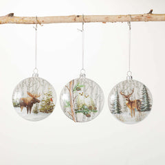 Woodland Animal Disc Ornament