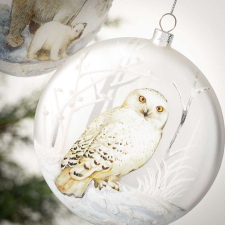 Shimmer Animal Disc Ornaments