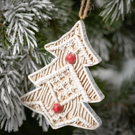 Boho Macrame-Style Ornaments