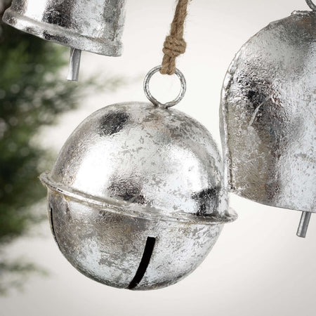 Silver Bells Ornament Set