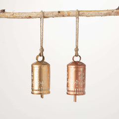 Metallic Hammered Metal Bells