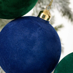 Velvet Ball Ornament Set Of 3