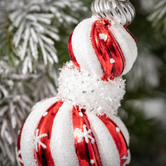 Candy Cane Twisted Finial Set
