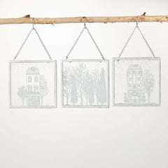 Village-Silhouette Ornaments