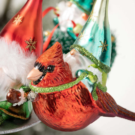 Fun Gnomes Glass Ornament Set