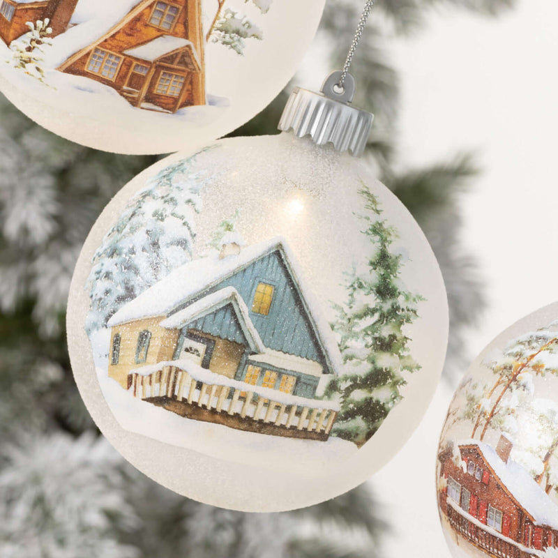 Illuminated Cabin Ornaments