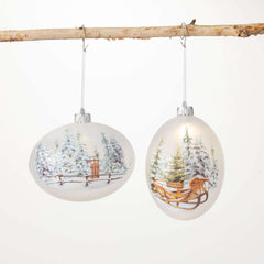 Illuminated Winter Ornaments