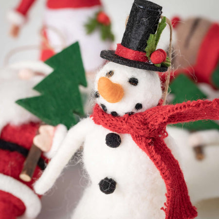 Vintage Felt Ornament Set