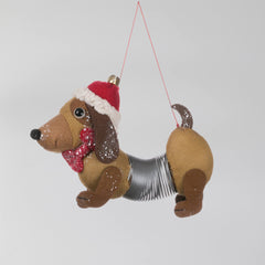 Christmas Springer Dog Ornament