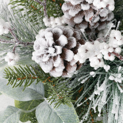 Frosted Pine and Eucalyptus Half Orb