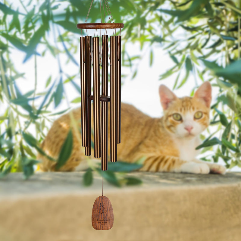 Personalize It! Cat - Amazing Grace® Chime - Large, Bronze main image