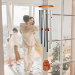 Personalize It! Housewarming Amazing Grace Chime - Large, Silver, May Your Home main image