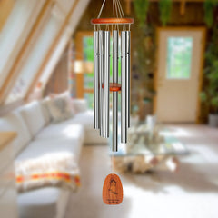 Personalize It! Housewarming Amazing Grace Chime - Large, Silver, Home Sweet Home main image