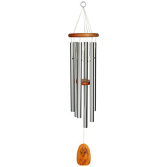 Personalize It! Mother's Day Amazing Grace Chime - Large, Silver, Mom Heart main image