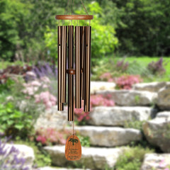 Personalize It! Sympathy Amazing Grace Chime - Medium Bronze, Remembrance main image