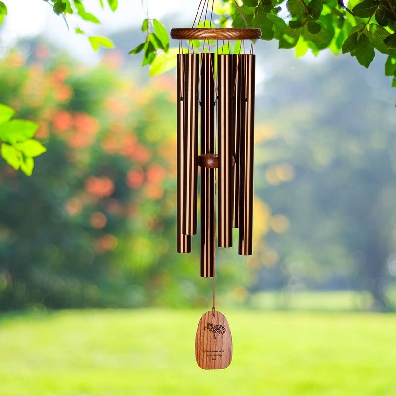 Personalize It! Tree of Life - Amazing Grace® Chime - Medium, Bronze main image