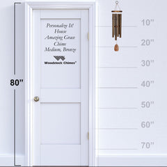 Personalize It! House - Amazing Grace® Chime - Medium, Bronze main image