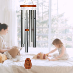 Personalize It! Housewarming Amazing Grace Chime - Medium, Silver, May Your Home main image