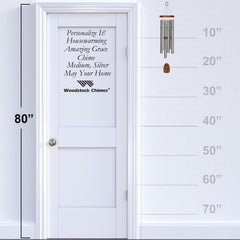 Personalize It! Housewarming Amazing Grace Chime - Medium, Silver, May Your Home main image