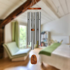 Personalize It! Housewarming Amazing Grace Chime - Medium, Silver, Home Sweet Home main image