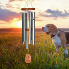 Personalize It! Dog - Amazing Grace® Chime - Medium, Silver main image