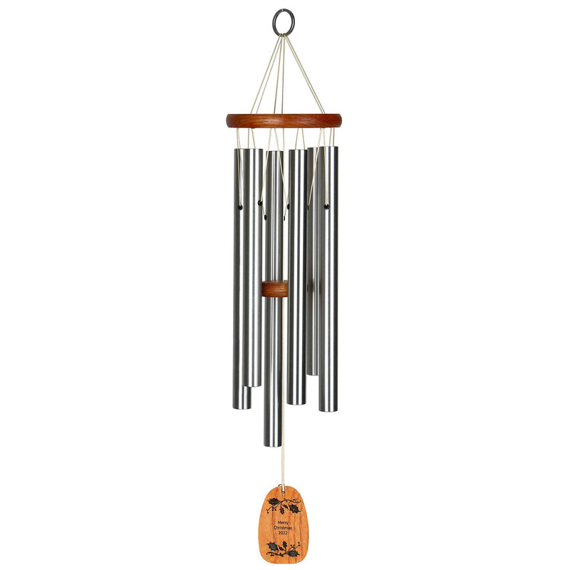 Personalize It! Holly - Amazing Grace® Chime - Medium, Silver