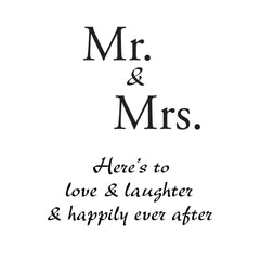 Personalize It! Wedding Chime €“ Mr+Mrs - Happily ever after main image