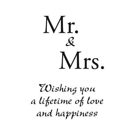 Personalize It! Wedding Chime - Mr+Mrs - Love and Happiness