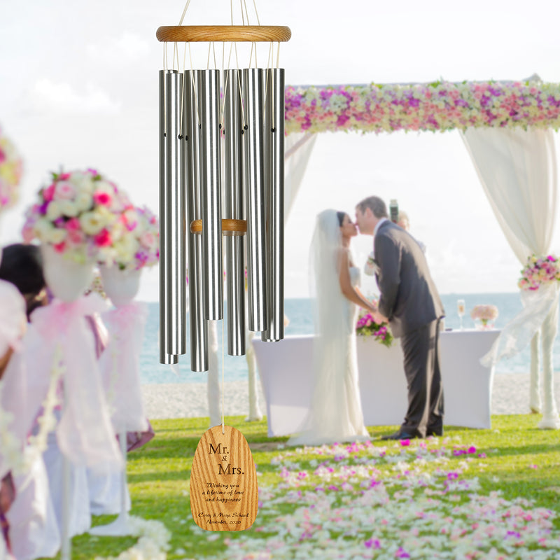 Personalize It! Wedding Chime €“ Mr+Mrs - Love and happiness main image