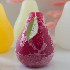 Vance Kitira Red Distressed Mini Pear Candle Set of 12
