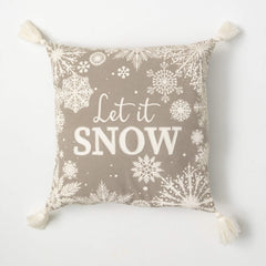 Let It Snow Accent Pillow