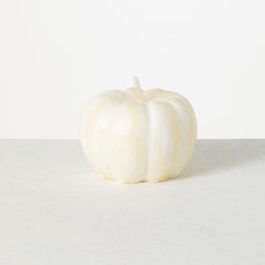Vance Kitira White Gold Pumpkin Candle