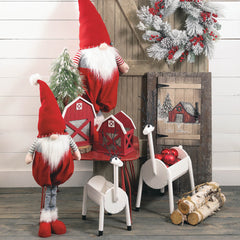 Standing Telescopic Christmas Gnome Set