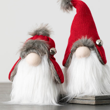 Sitting Christmas Gnome Plush Set