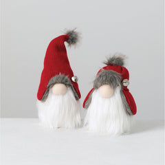 Sitting Christmas Gnome Plush Set