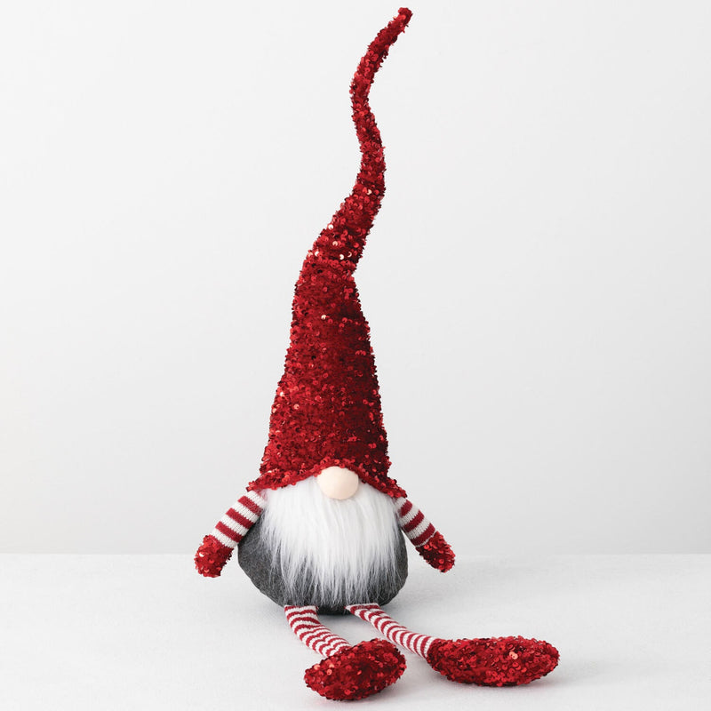 Sitting Sequin Gnome Plush