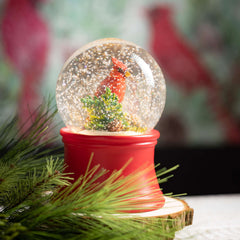 Led Cardinal Snowglobe