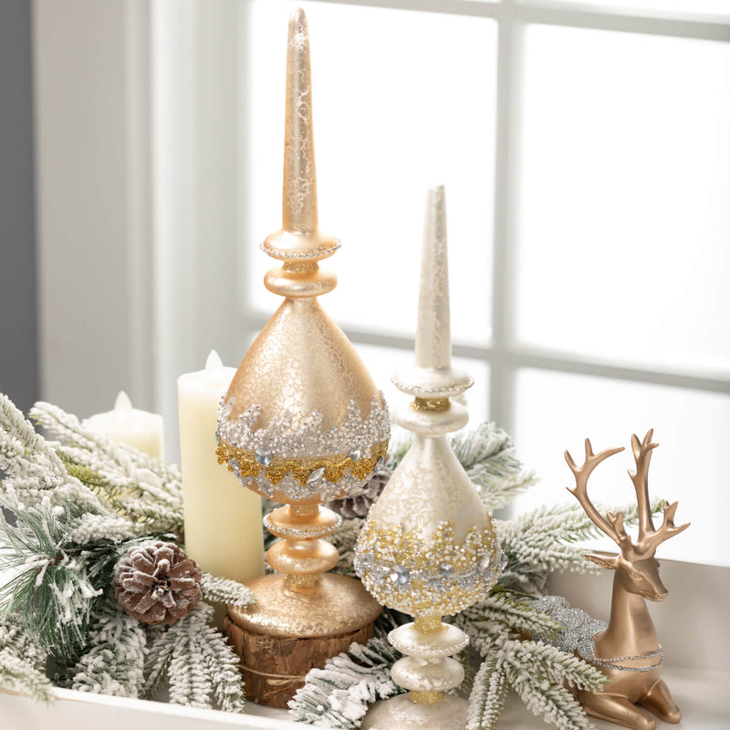 Finial Tabletop Set Of 2