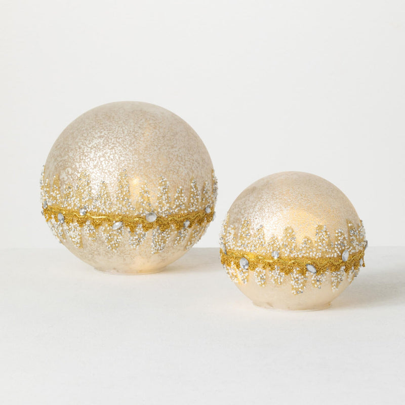 Led Vintage Sphere Set/2