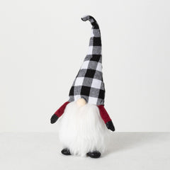 Black And White Plaid Gnome