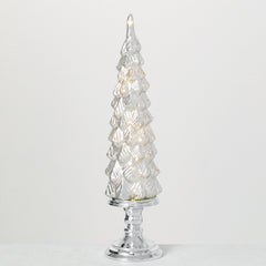 Led Glass Tabletop Tree