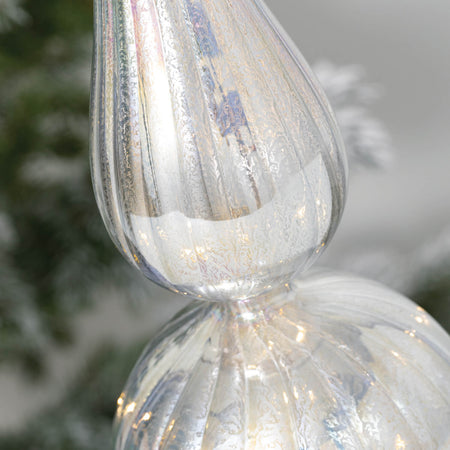 Led Glass Tabletop Finial