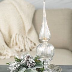Led Glass Tabletop Finial