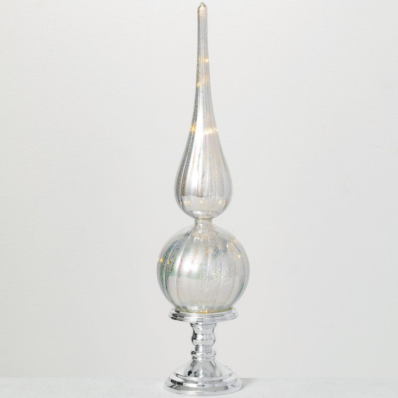 Led Glass Tabletop Finial