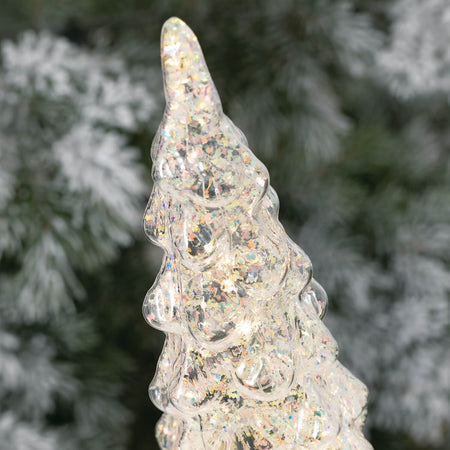 Led Glass Tabletop Tree