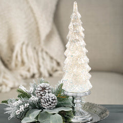 Led Glass Tabletop Tree