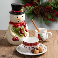 Snowflake Plate Set/4