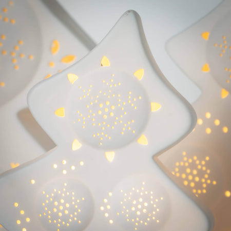 Led Ceramic Trees With Timers